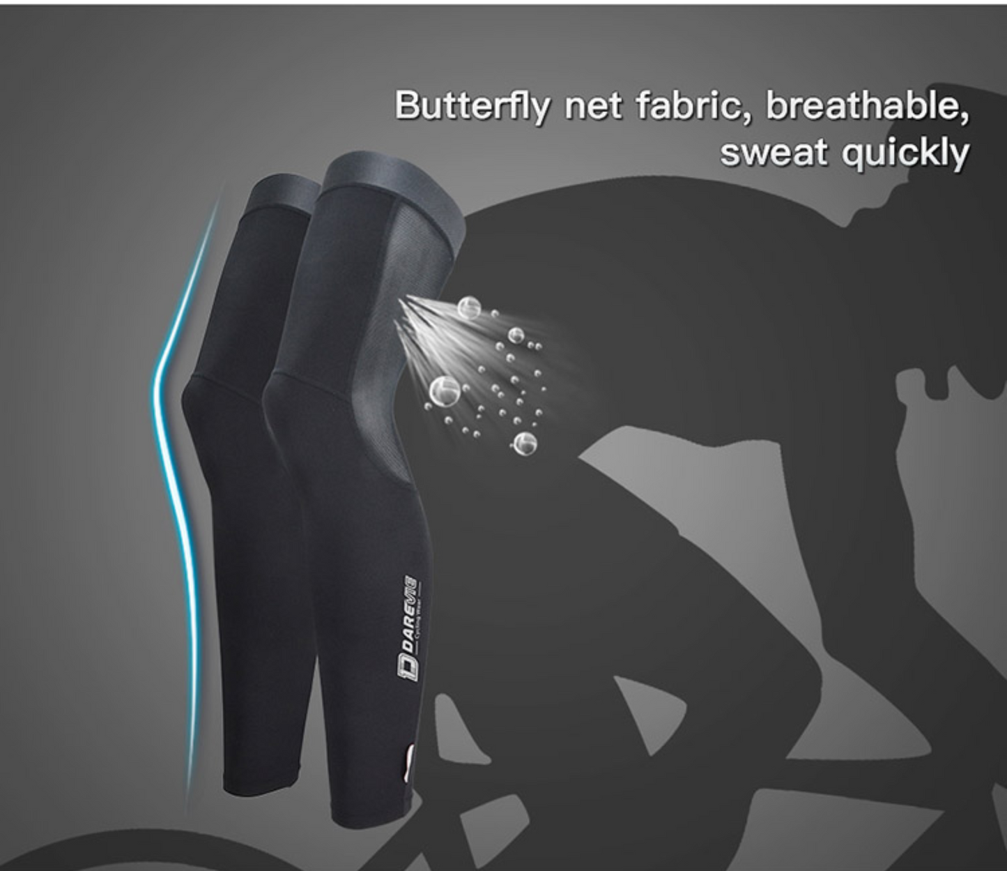 دفاية ساق DAREVIE DVA007 مقاس XL أسود