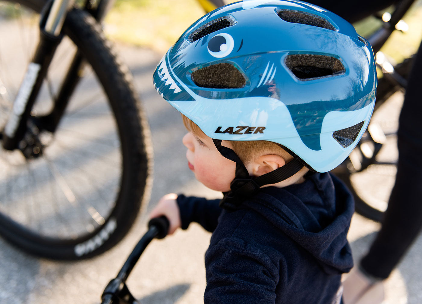 Lazer Pnut KC Kids Helmet Shark