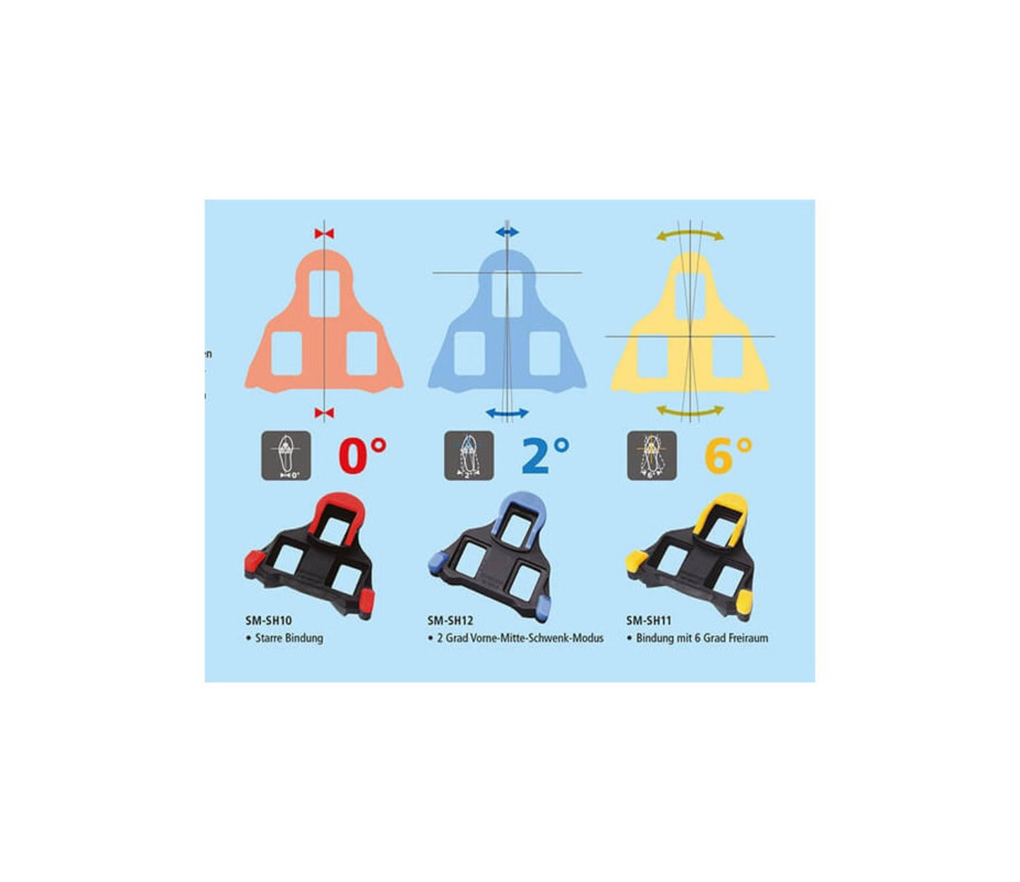 Shimano SM-SH11 Cleat Set (SelfF-Aligning Mode)Yellow