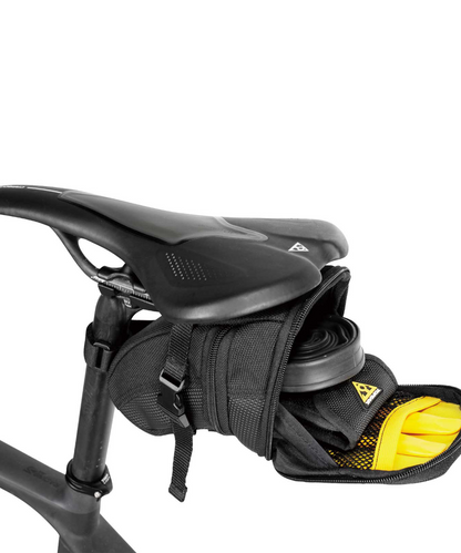 Topeak Aero Wedge Pack Seat Bag w/ Strap Black / M