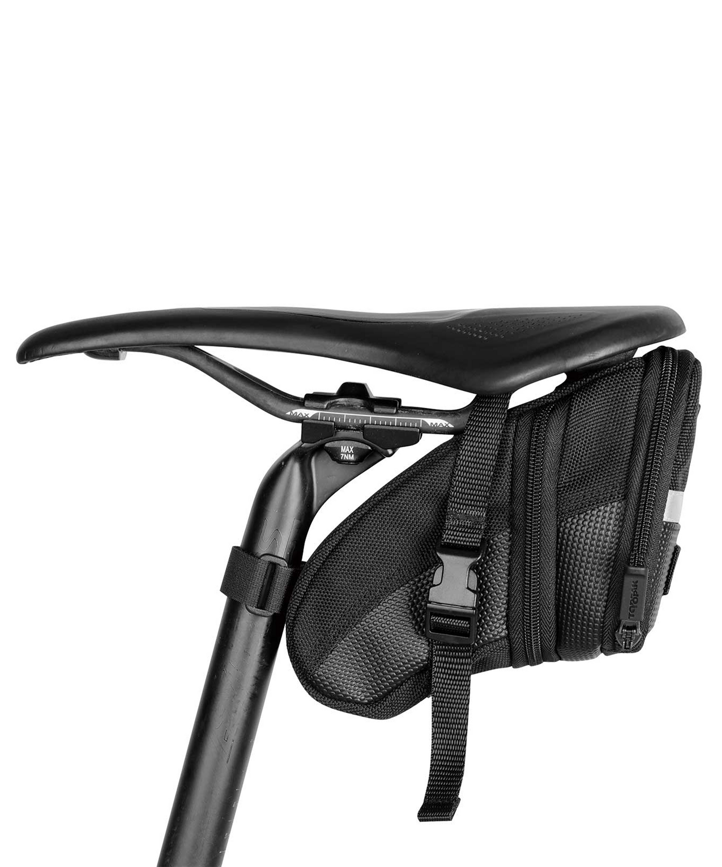 Topeak Aero Wedge Pack Seat Bag w/ Strap Black / L