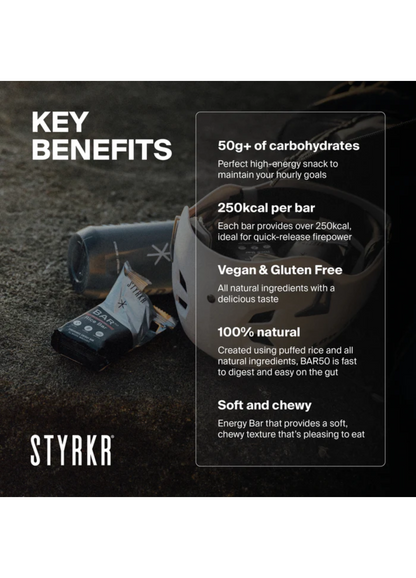 Styrkr BAR50 Energy Rice Bars