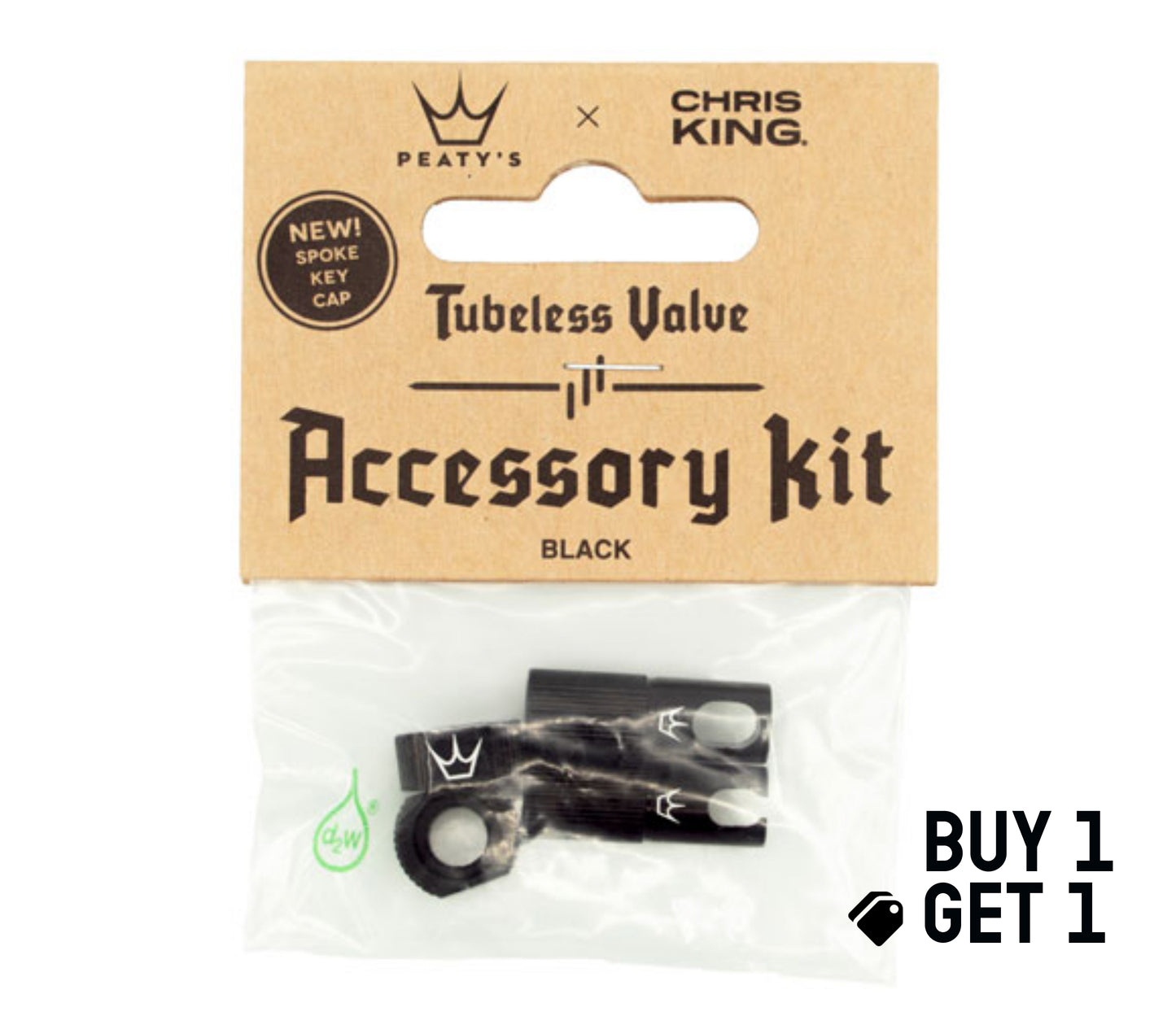 Peaty's x Chris King (MK2) Tubeless Valves Accessory Kit