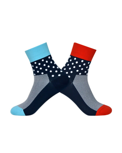 Darevie Unisex Socks  Breathable Darevie Odd Blue/Red