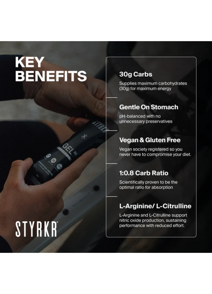 Styrkr GEL30 Dual-Carb Energy Gel
