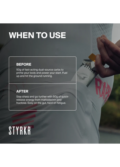 Styrkr GEL50 Dual-Carb Energy Gel