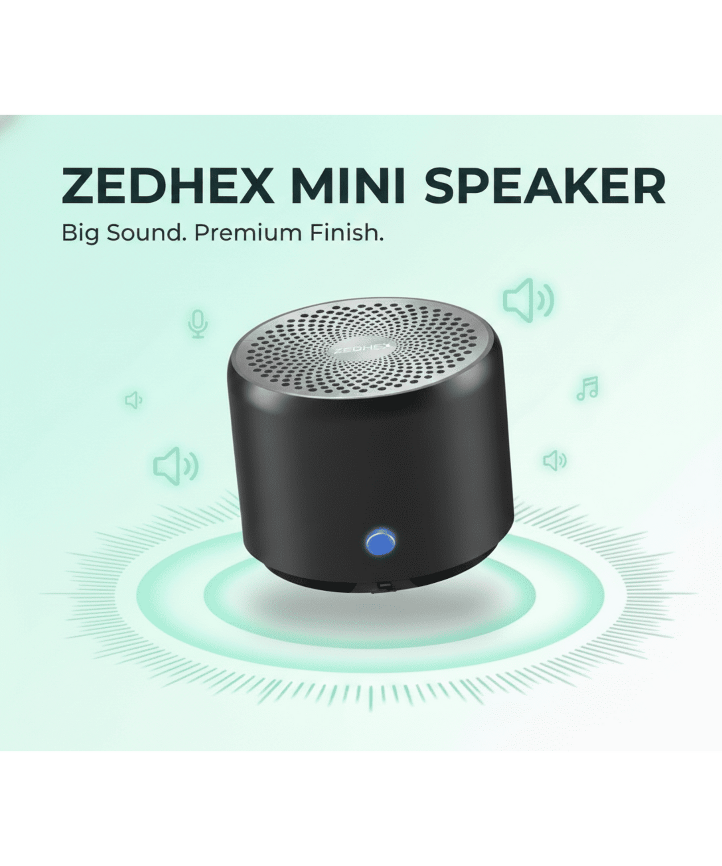Zedhex Mini Portable Blutooth Speaker S100 IP 67