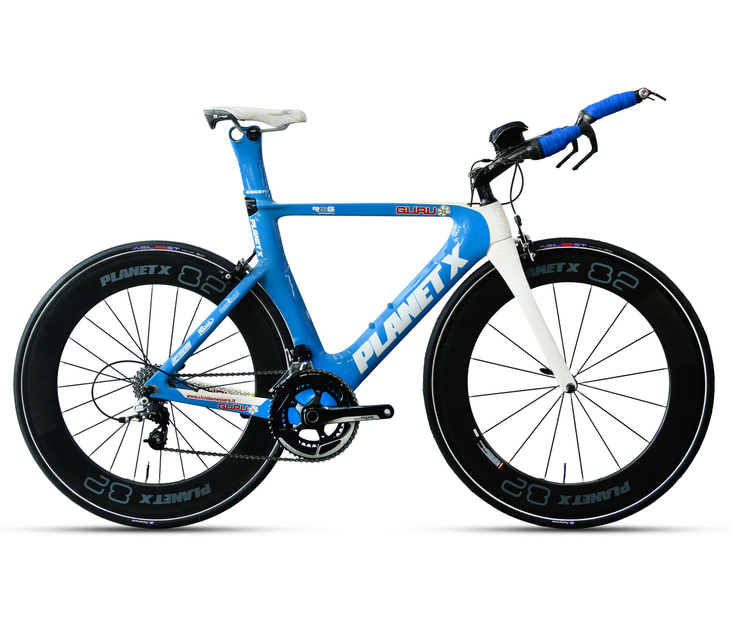 Pre-Loved Planet X Exocet 2 TT Bike White-Blue / M