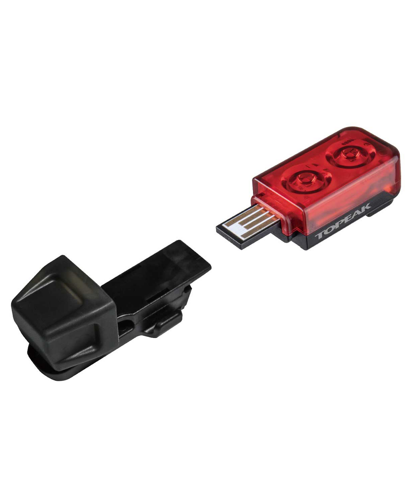 مجموعة مصابيح TOPEAK POWERLUX USB باللون الأسود