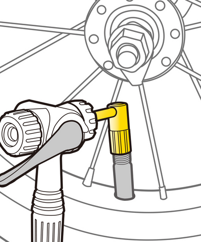 محول صمام TOPEAK PRESSURE - RITE PRESTA