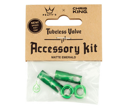 Peaty's x Chris King (MK2) Tubeless Valves Accessory Kit