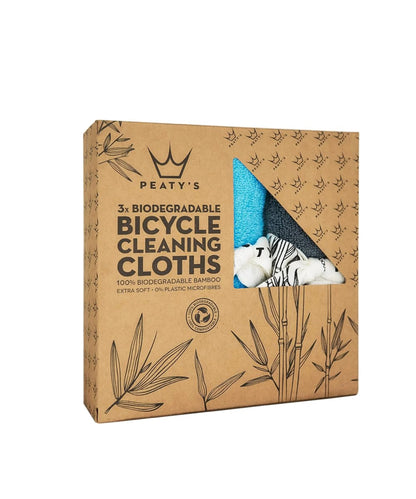 Peaty's Bamboo Bicycle Cleaning Cloths (Pack of 3)
