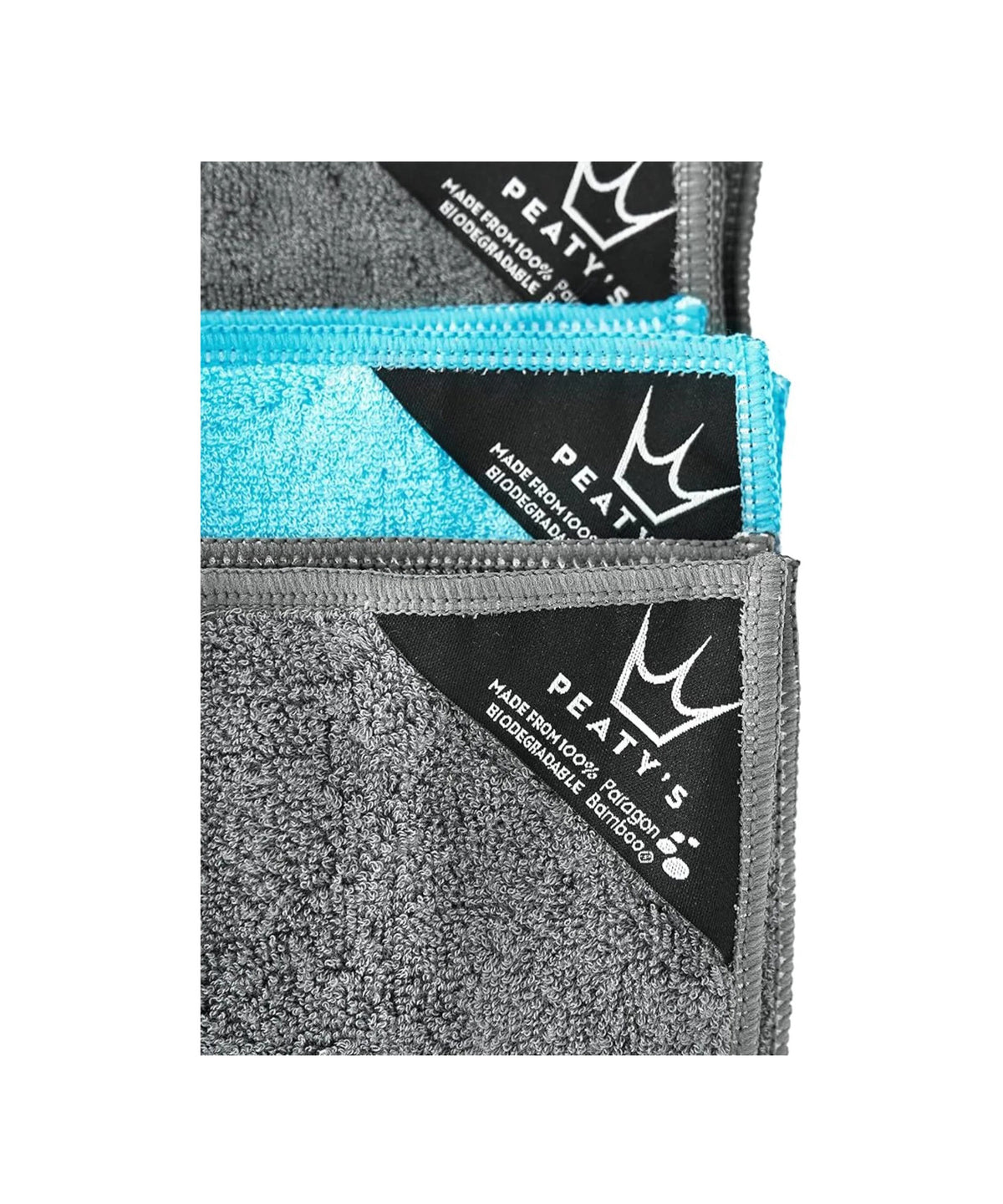 Peaty's Bamboo Bicycle Cleaning Cloths (Pack of 3)