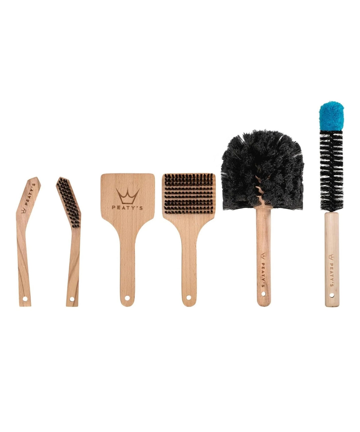 Peaty's Bicycle Brush Set (Bog / Detail / Drivetrain / Tyre)