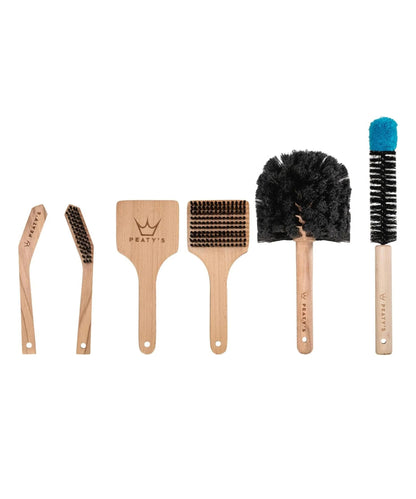 Peaty's Bicycle Brush Set (Bog / Detail / Drivetrain / Tyre)