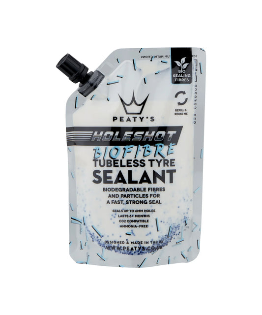 Peaty's Holeshot BioFibre Tubeless Tyre Sealant