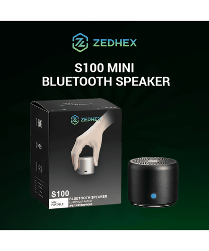 Zedhex Mini Portable Blutooth Speaker S100 IP 67