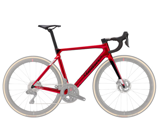 Wilier Bike Frameset Filante Disc+Wilier Filante Hnadlebar 88x40  M Red